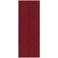 thumbnail image 1 of Ottomanson Non-Slip Hallway Runner Rug 2' x 13' Indoor/Outdoor Custom Size Utility Carpet for Garage, Red Ribbed, 1 of 9