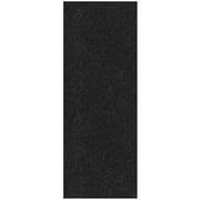 Ottomanson Extra Long Hallway Runner Waterproof Non-Slip 3x10 Indoor/Outdoor Utility Rug, 2'7" x 9'10", Black