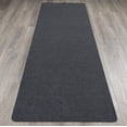 thumbnail image 1 of Ottomanson Non-Slip Hallway Runner Rug 2'7" x 9'10" Indoor/Outdoor Utility Carpet for Garage, Dark Gray, 1 of 11