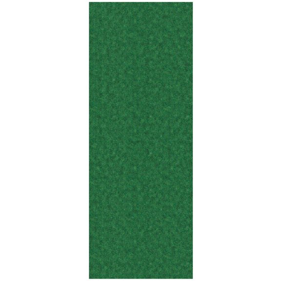 Ottomanson Non-Slip Hallway Runner Rug 2'7" x 16' Indoor/Outdoor Custom Size Utility Carpet for Garage, Green