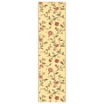 thumbnail image 1 of Ottomanson Extra Long Runner Rug 1'10.5" x 49' – Non-Slip Low Pile Hallway Carpet, Floral Beige, 1 of 10