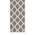 thumbnail image 1 of Ottomanson Extra Long Runner Rug 2'7" x 29' – Non-Slip Low Pile Hallway Carpet, Trellis Gray, 1 of 12