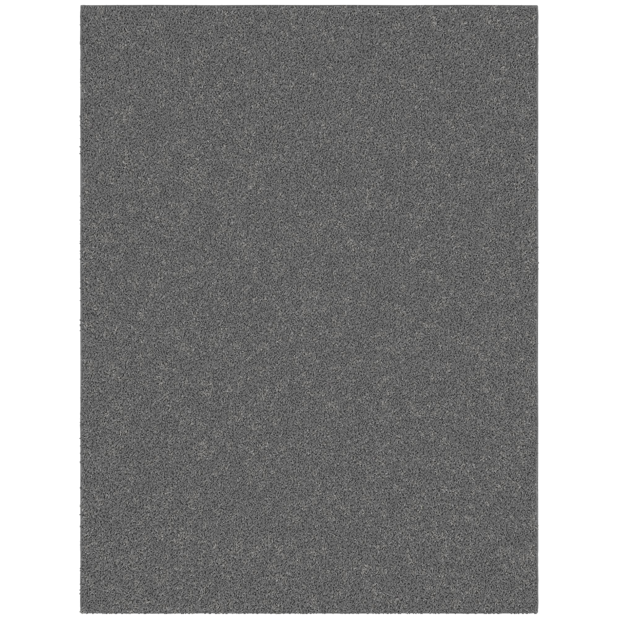 Ottomanson Flokati Non-Slip Rubberback Solid 5x7 Soft Indoor Area Rug ...