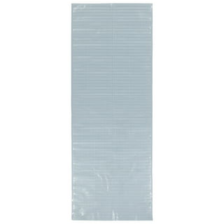Sweet Home Stores Ribbed Multi Grip High-spike Clear Plastic Runner Rug Carpet Protector Mat, Size: 2'2\ x 10