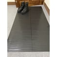 thumbnail image 1 of Ottomanson Floor Protector Waterproof Non-Slip Grip Backing 2x6 Indoor Protector Runner Rug, 2'2" x 6', Black, 1 of 13