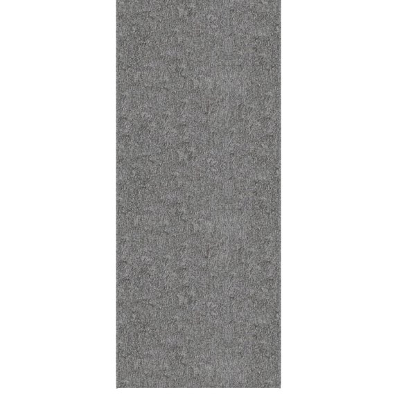Ottomanson Hallway Runner Rug 1'10" x 7' Non-Slip Stain-Resistant Custom Size Carpet for Kitchen, Gray