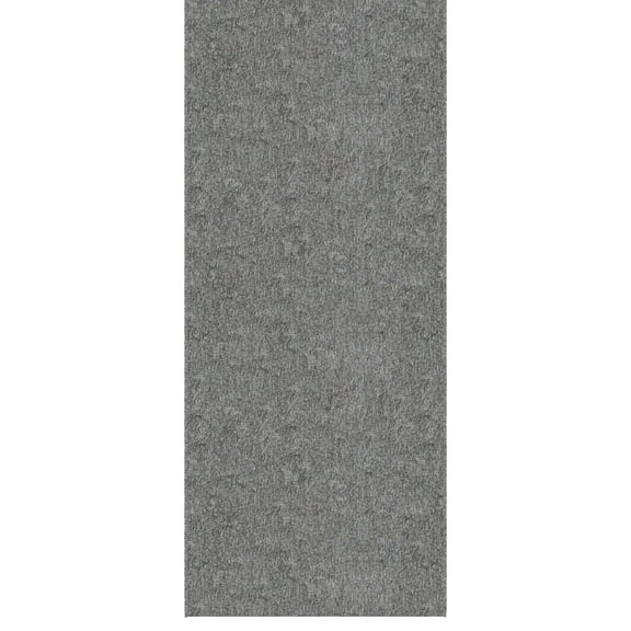 Ottomanson Hallway Runner Rug 2' x 7' Non-Slip Stain-Resistant Custom Size Carpet for Kitchen, Gray
