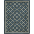 thumbnail image 1 of Ottomanson Jardin Moroccan Trellis Design 5x7 Non Shedding Indoor Area Rug, 5'3" x 6'11", Blue, 1 of 9