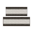 thumbnail image 1 of Ottomanson Kitchen Rug Set 2-Piece, Washable Non-Slip Mats for Kitchen, 22.5" x 72" + 31" x 60", Border Brown, 1 of 5