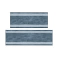 thumbnail image 1 of Ottomanson Kitchen Rug Set 2-Piece, Washable Non-Slip Mats for Kitchen, 22.5" x 72" + 31" x 60", Greek Border Greyish Blue, 1 of 5