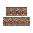 thumbnail image 1 of Ottomanson Kitchen Rug Set 2-Piece, Washable Non-Slip Mats for Kitchen, 24" x 31" + 31" x 60", Leopard Print Brown, 1 of 5