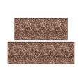 thumbnail image 1 of Ottomanson Kitchen Rug Set 2-Piece, Washable Non-Slip Mats for Kitchen, 24" x 31" + 31" x 60", Leopard Print Brown, 1 of 5
