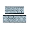thumbnail image 1 of Ottomanson Kitchen Rug Set 2-Piece, Washable Non-Slip Mats for Kitchen, 24" x 31" + 31" x 60", Mahal Blue, 1 of 4