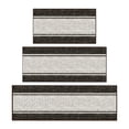 thumbnail image 1 of Ottomanson Kitchen Rug Set 3-Piece, Washable Non-Slip Mats for Kitchen, 24" x 31" + 31" x 48" + 31" x 60", Border Brown, 1 of 5