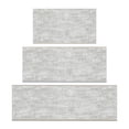 thumbnail image 1 of Ottomanson Kitchen Rug Set 3-Piece, Washable Non-Slip Mats for Kitchen, 24" x 31" + 31" x 48" + 31" x 60", Solid Beige, 1 of 5