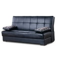 thumbnail image 1 of Ottomanson Loft Sofa Bed with Storage 75", Black Leatherette, 1 of 6