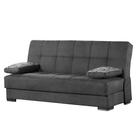 Ottomanson Loft Sofa Bed with Storage 75", Gray Chenille