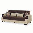 thumbnail image 1 of Ottomanson Luna Sofa Bed with Storage 74", Dark Brown Microsuede, 1 of 7
