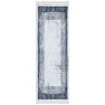 thumbnail image 1 of Ottomanson Machine Washable Cotton 2x5 Flatweave Runner Rug for Bedroom, 20" x 59", Off White/Black Greek Key/Border, 1 of 10