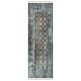 thumbnail image 1 of Ottomanson Machine Washable Cotton 2x5 Flatweave Runner Rug for Bedroom, 20" x 59", Rust Brown Bokhara, 1 of 10
