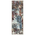 thumbnail image 1 of Ottomanson Non-Slip Hallway Runner Rug 20" x 59" Perfect for High Traffic Areas, Multi Abstract, 1 of 10