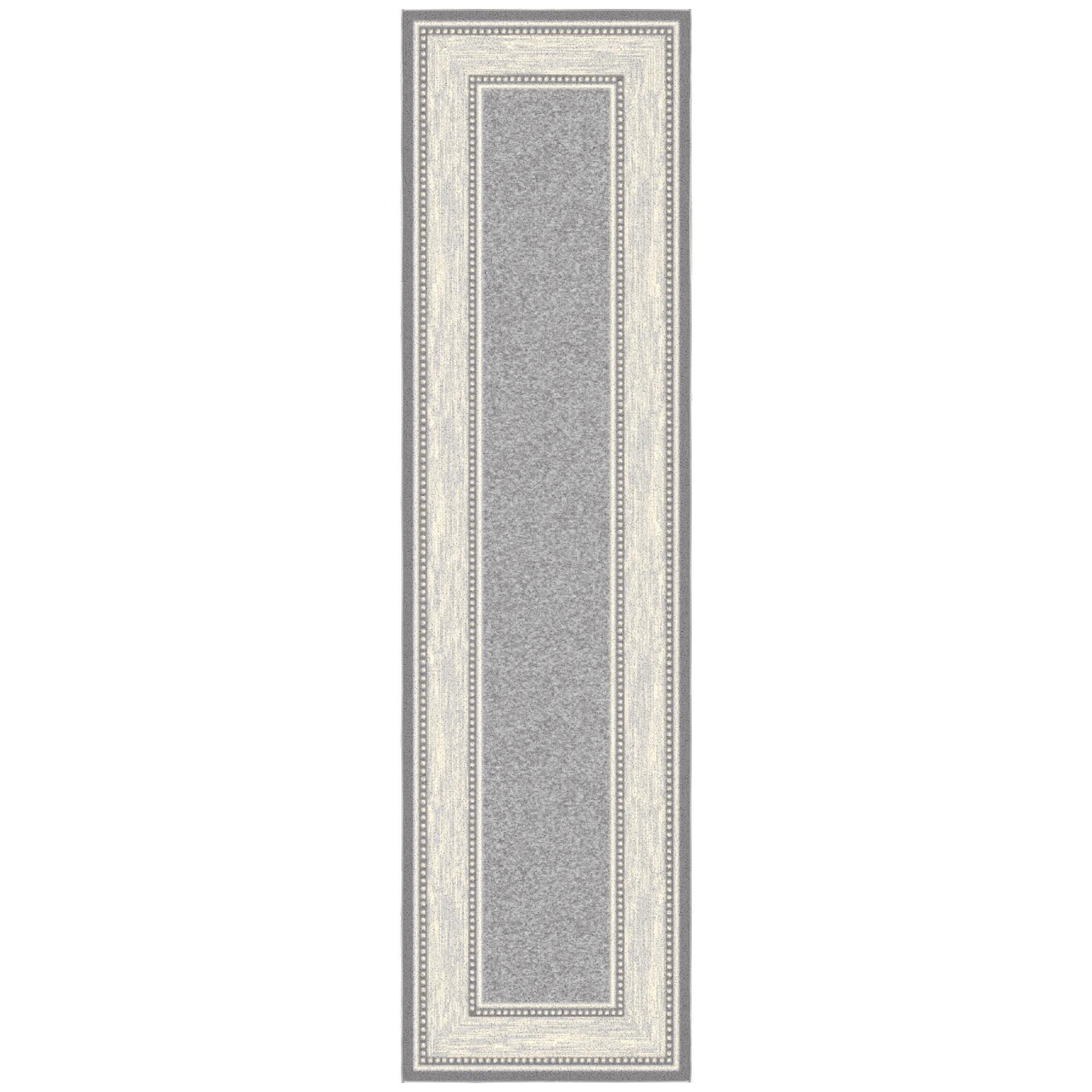 Waterproof Non-Slip Rubberback Ribbed Gray Indoor/Outdoor Utility Rug Ottomanson Rug Size: Rectangle 3' x 3'11