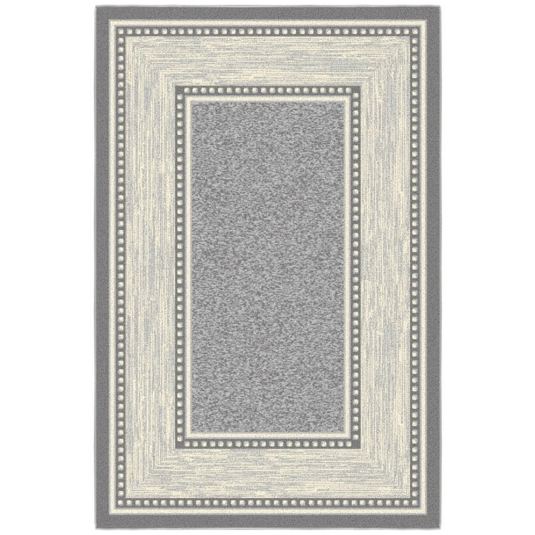 Ellyza Area Rug with Non-Slip Backing Wrought Studio Rug Size: Square 5