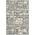 thumbnail image 1 of Ottomanson Non-Slip Area Rug for Living Room 3'3" x 5' Durable Low Profile Carpet, Gray Boxes, 1 of 12