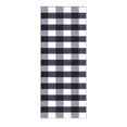 thumbnail image 1 of Ottomanson Hallway Runner Rug 2'7" x 10' – Non-Slip Low Pile Carpet for High Traffic Areas, Buffalo Plaid Black/White, 1 of 11