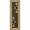 thumbnail image 1 of Ottomanson Machine Washable Non-Slip Rubberback Coffee Cups 2x5 Kitchen Runner Rug, 20" x 59", Olive Green, 1 of 8