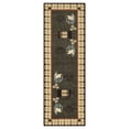 thumbnail image 1 of Ottomanson Machine Washable Non-Slip Rubberback Coffee Cups 2x5 Kitchen Runner Rug, 20" x 59", Olive Green, 1 of 8