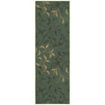 thumbnail image 1 of Ottomanson Non-Slip Hallway Runner Rug 20" x 59" Perfect for High Traffic Areas, Seafoam Green Leaf, 1 of 13
