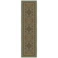 thumbnail image 1 of Ottomanson Medallion Kitchen Runner Rug 1'10" x 7' - Non Slip Low Pile Carpet, Seafoam Green, 1 of 14