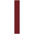 thumbnail image 1 of Ottomanson Solid Aisle Runner Rug 1'10" x 12' - Non Slip Low Pile Carpet, Red, 1 of 15