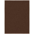thumbnail image 1 of Ottomanson Solid Indoor Doormat 2'3" x 3' - Non Slip Low Pile Area Rug for Entryway, Brown, 1 of 11