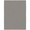 thumbnail image 1 of Ottomanson Solid Indoor Doormat 2'3" x 3' - Non Slip Low Pile Area Rug for Entryway, Gray, 1 of 11