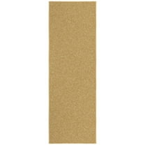 Ottomanson Non-Slip Rubberback Modern Solid 2x5 Indoor Runner Rug, 20" x 59", Beige