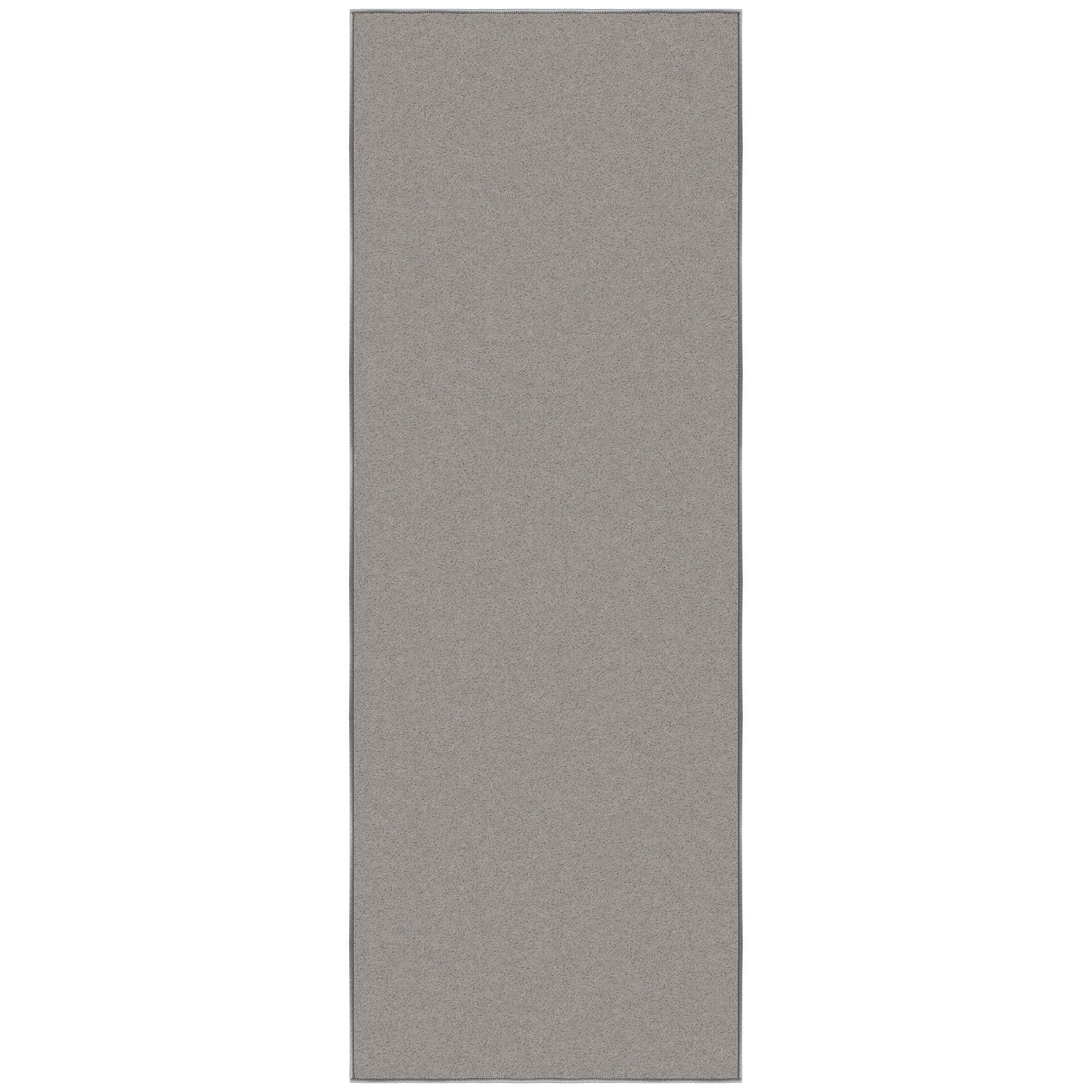 Gray Machine Washable Non-Slip Runner Rug