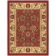 thumbnail image 1 of Ottomanson Floral Indoor Doormat 2'3" x 3' - Non Slip Low Pile Area Rug for Entryway, Red, 1 of 11