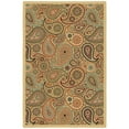 thumbnail image 1 of Ottomanson Non-Slip Area Rug for Living Room 3'3" x 5' Durable Low Profile Carpet, Beige Paisley, 1 of 11