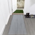 thumbnail image 1 of Ottomanson Multi Grip Ribbed Clear Runner Rug Hard Floor Protector Mat (26" X 6'), 1 of 11