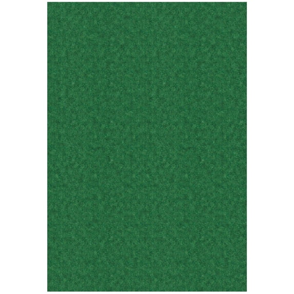 Ottomanson Non-Slip 2-Pack Front Door Mat Set, Indoor/Outdoor Entryway Utility Mats for Garage & Patio, 17" x 31", Green