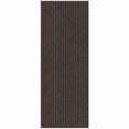 thumbnail image 1 of Ottomanson Non-Slip 2-Piece Kitchen Rug Set, Hallway Runner & Doormat for Entryway, 2' x 3' & 2' x 5', Brown Ribbed, 1 of 8