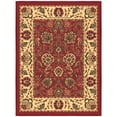 thumbnail image 1 of Ottomanson Non-Slip Accent Rug 2'7" x 3' – Low Pile Entryway Bedroom Small Rug, Oriental Red, 1 of 7