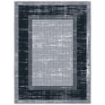 thumbnail image 1 of Ottomanson Border Indoor Doormat 2'3" x 3' - Non Slip Low Pile Area Rug for Entryway, Gray/Navy, 1 of 11
