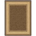 thumbnail image 1 of Ottomanson Border Area Rug 5' x 6'6" - Non Slip Low Pile Carpet, Brown, 1 of 8