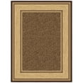 thumbnail image 1 of Ottomanson Border Area Rug 5' x 6'6" - Non Slip Low Pile Carpet, Brown, 1 of 8