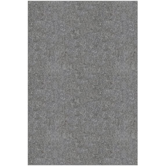 Ottomanson Non-Slip Area Rug for Living Room 6'6" x 10' Stain-Resistant Low Pile Floor Carpet, Gray