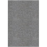 Ottomanson Non-Slip Area Rug for Living Room 6'6" x 10' Stain-Resistant Low Pile Floor Carpet, Gray