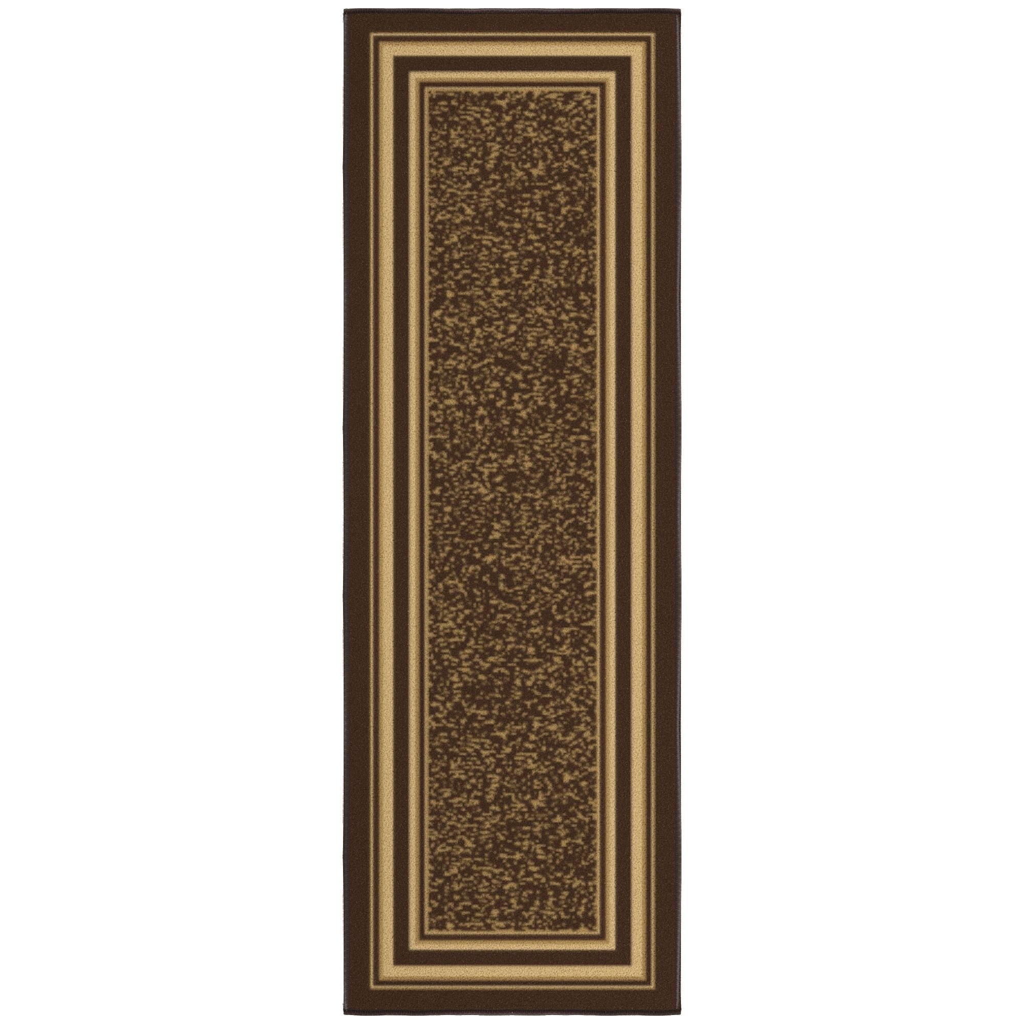 Ottomanson Non-Slip Hallway Runner Rug 2x5 Rubberback Border Indoor Rug ...